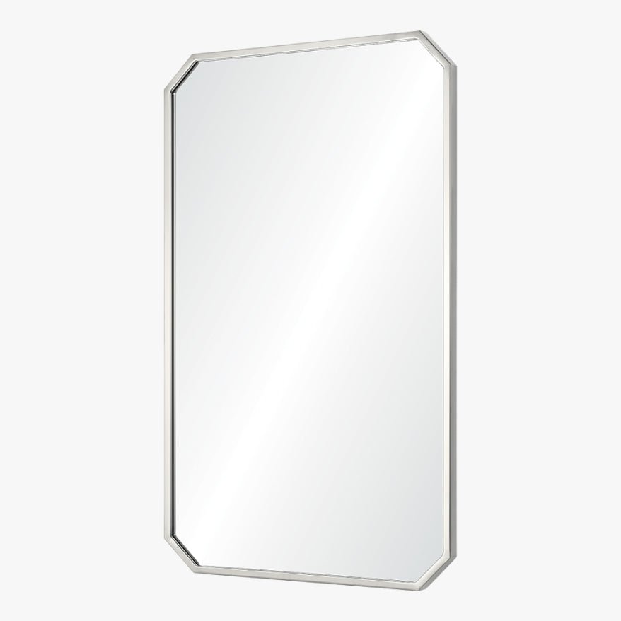 Polished Stainless Steel Mirror by Mirror Home at Fig Linens and Home 24x40 - View 2