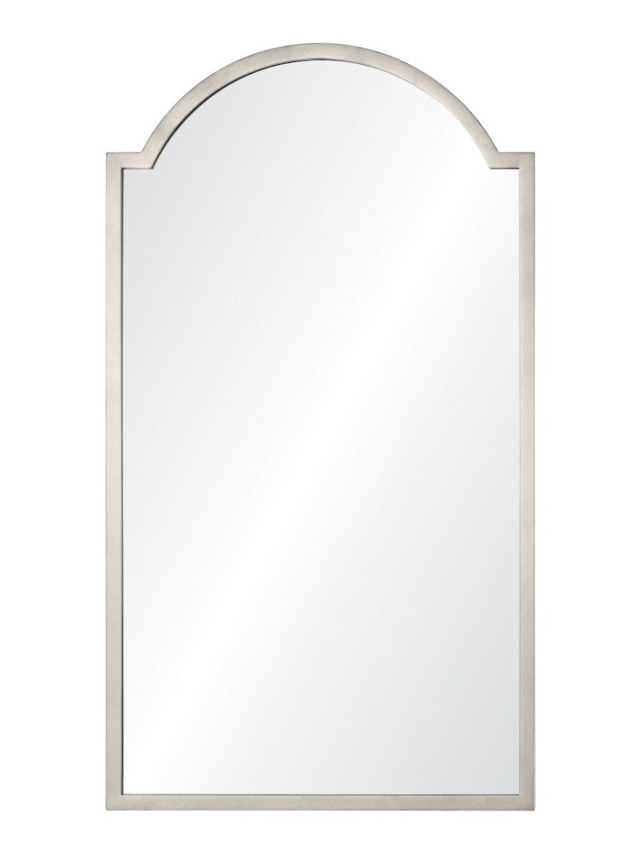 Thomas Distressed Silver Leaf Mirror by Mirror Home 24" W x 42" H x 1 3/16"D Distressed Silver Leaf / Mirror / at FIG LINENS AND HOME 1