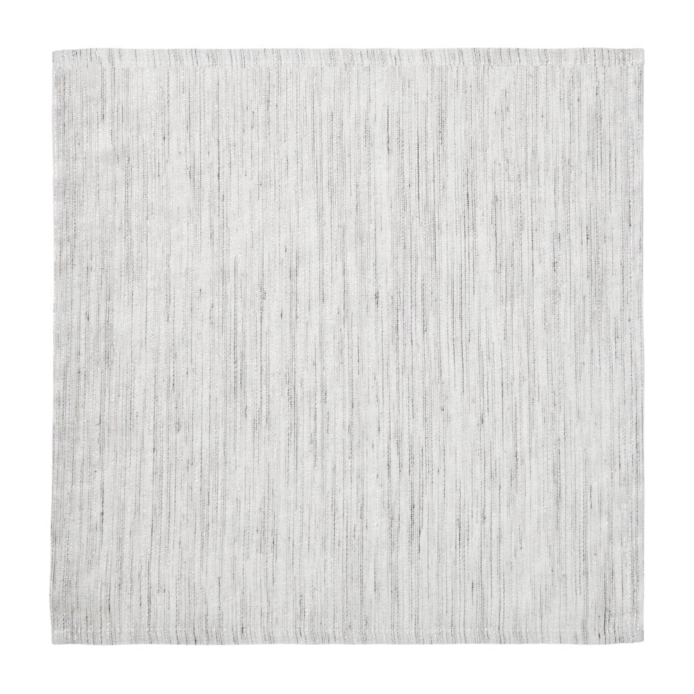 Chamonix Silver Napkin Detail 4 | Mode Living at Fig Linens and Home