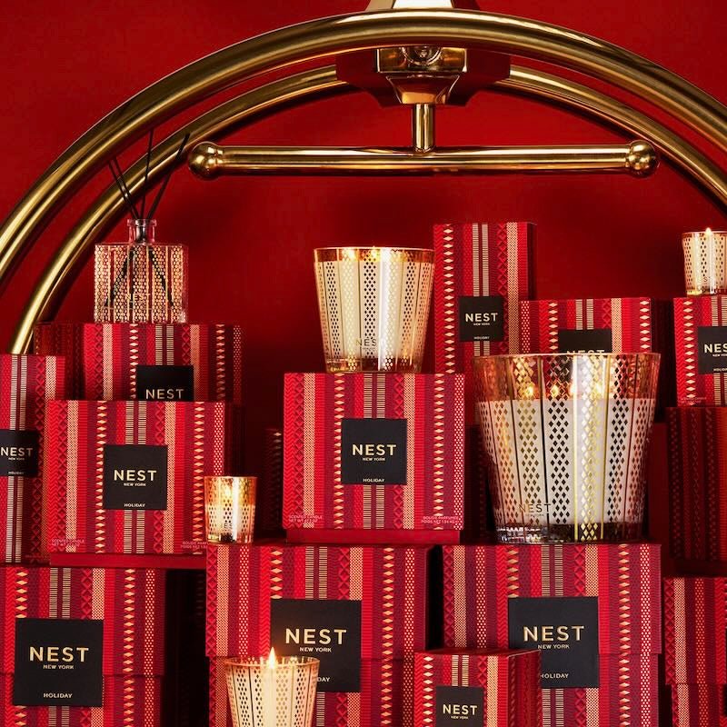 Holiday Reed Diffuser by Nest Fragrances at Fig Linens and Home - Lifestyle Photo