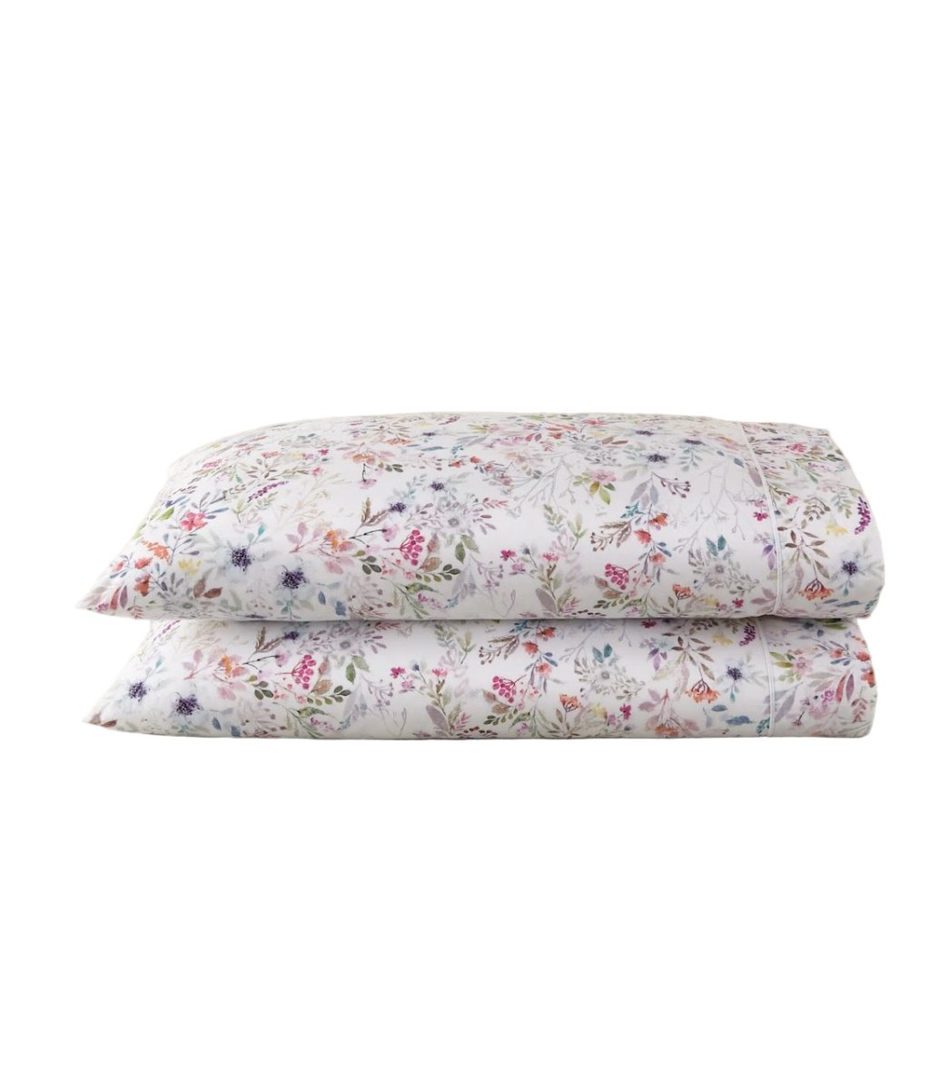 Peacock Alley Pillowcases - Chloe Floral Pillowcase Pair at Fig Linens and Home