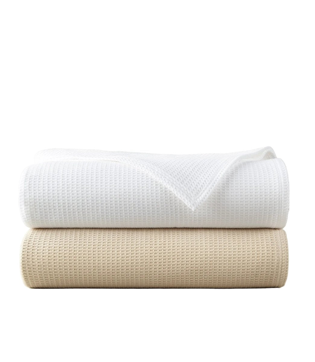 Peacock Alley Riviera Blankets Stack at Fig Linens and Home