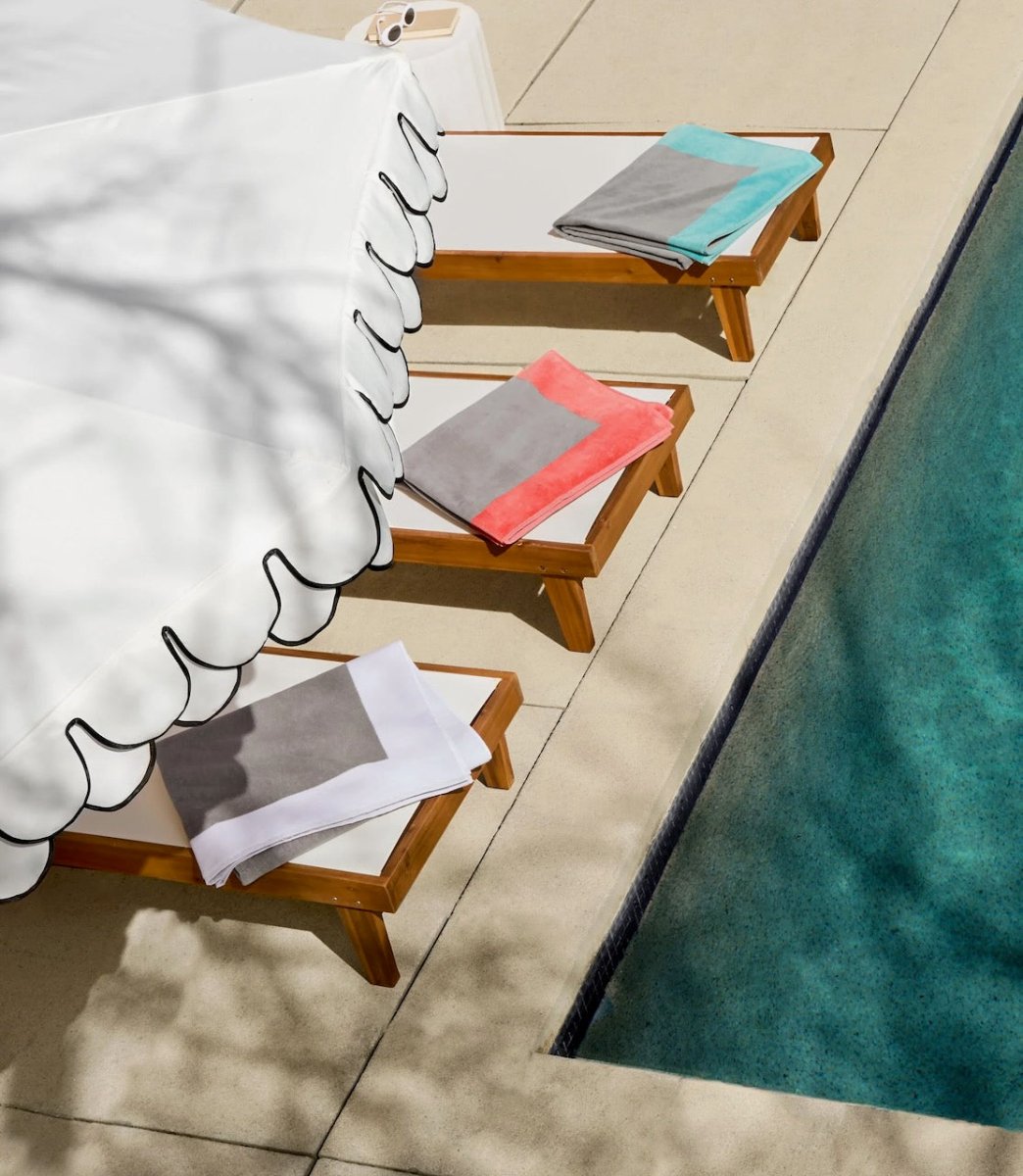 Soleil Beach Towels at Pool | Peacock Alley Pool & Beach Towels