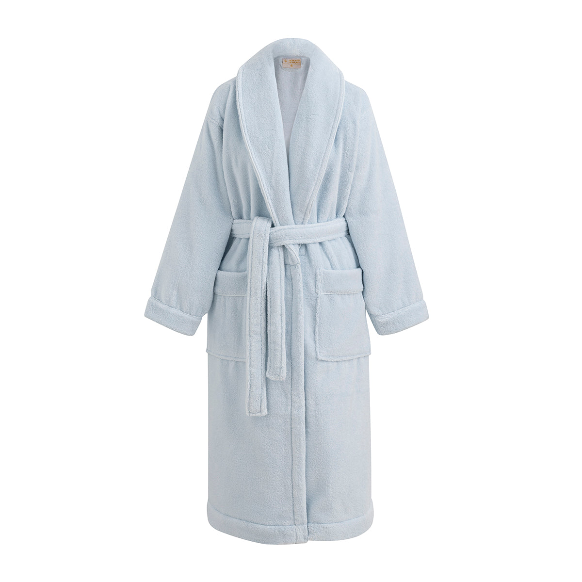 Caresse Light Blue Robe by Le Jacquard Francais at Fig Linens and Home