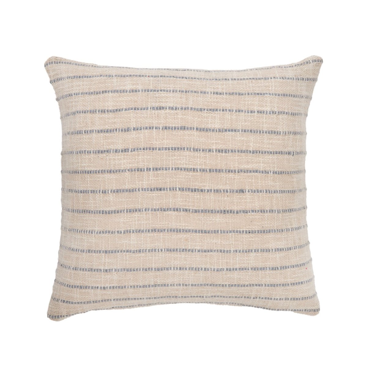 Pom Pom at Home JoJo - IVORY/BLUE GREY - 20" PILLOW W/ INSERT - HANDWOVEN