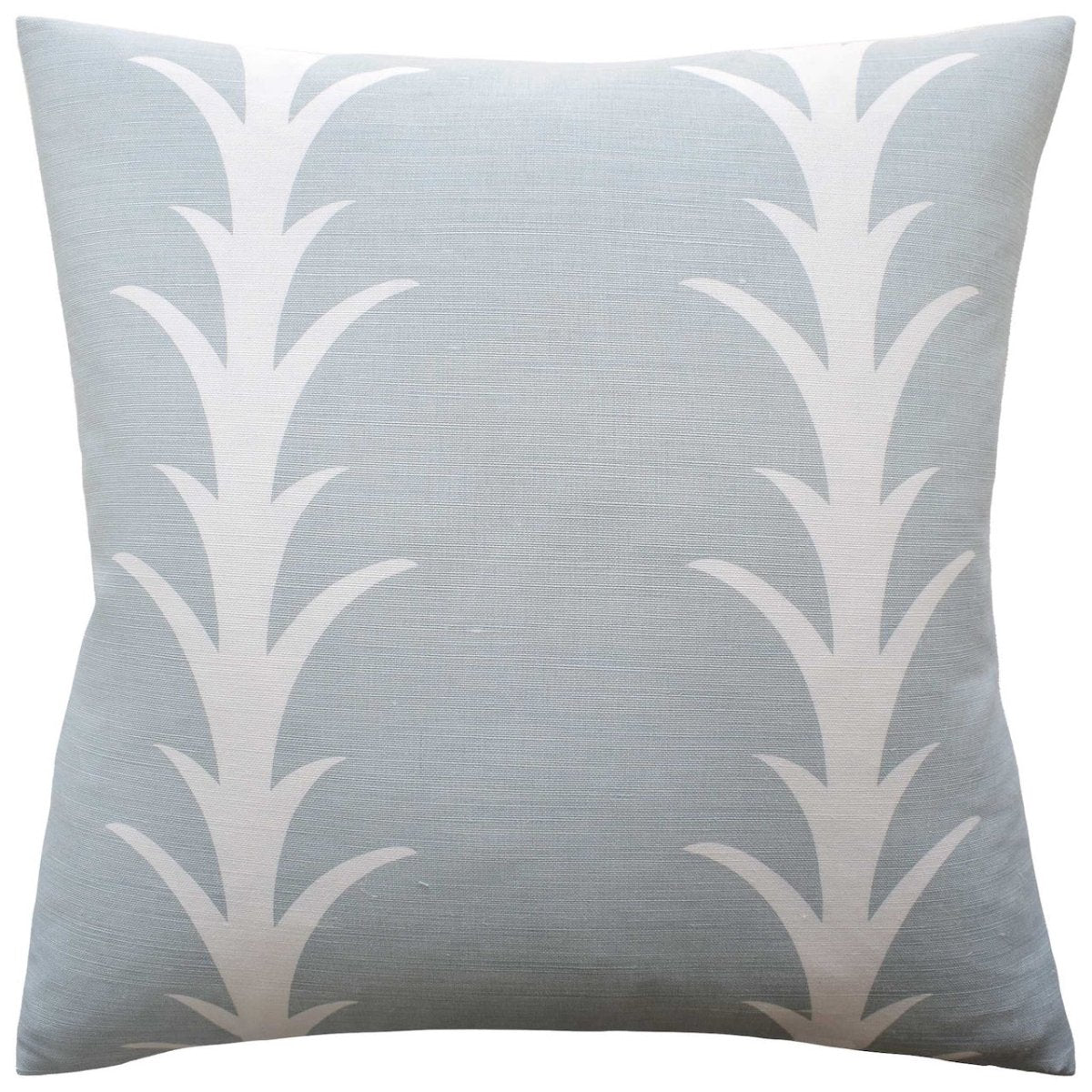 Acanthus Stripe Sky Decorative Pillows by Ryan Studio - Schumacher Celerie Kemble Fabric
