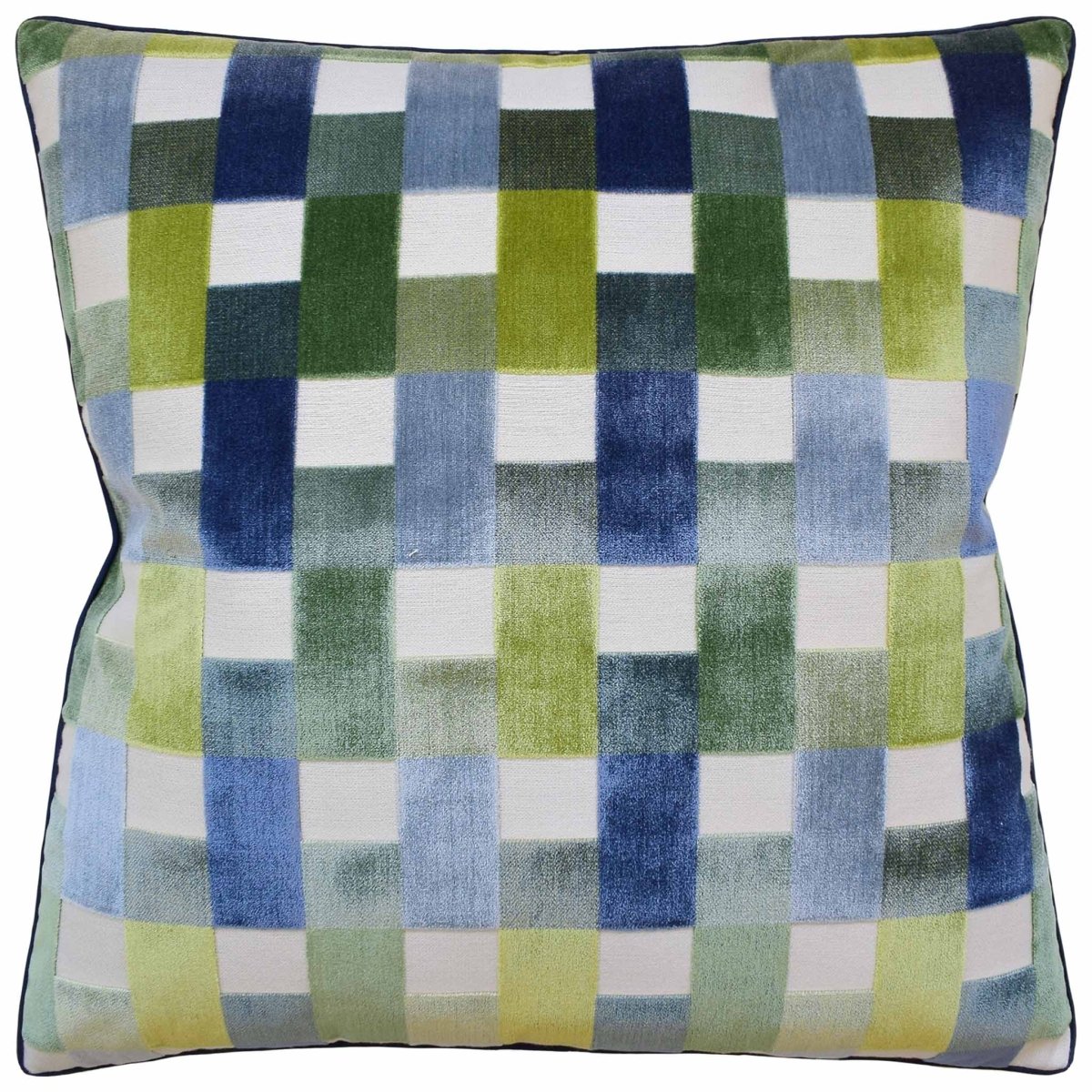 Aldora Velvet Tahiti Decorative Pillow by Ryan Studio 22" x 22"Decorative Pillow Tahiti at FIG LINENS AND HOME 1