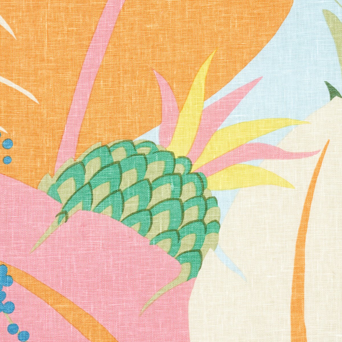 Swatch of Fabric for Ananas Tropical Decorative Pillows | Ryan Studio at Fig Linens and Home