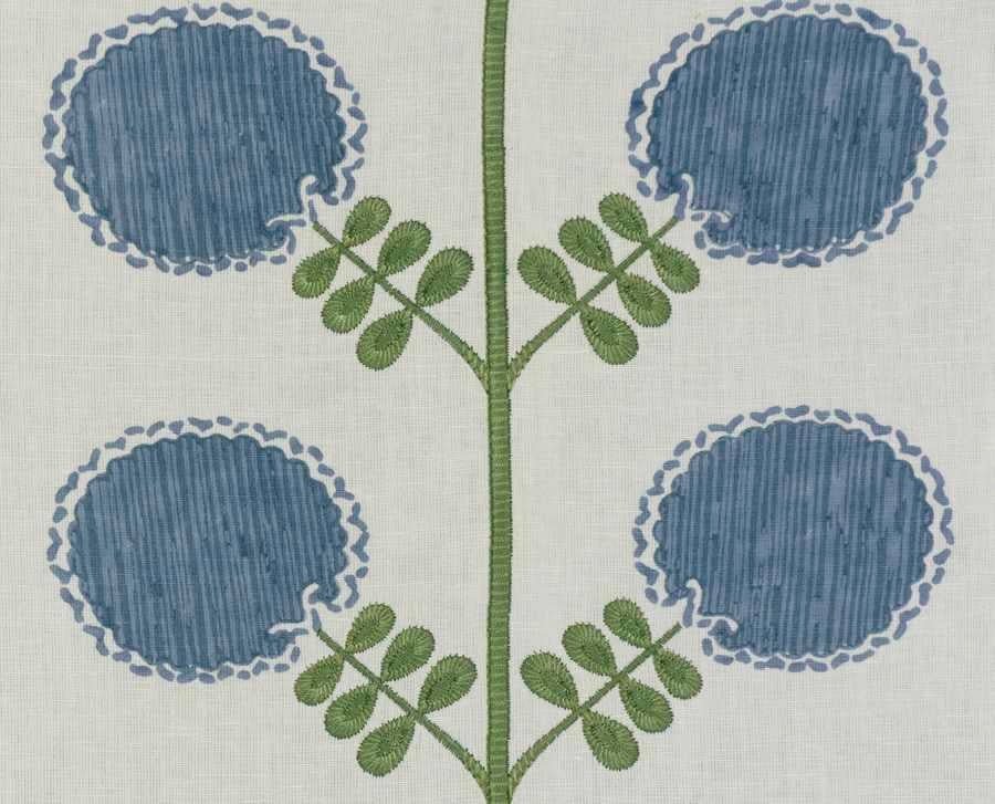 Ryan Studio Artha Sapphire Swatch of Throw Pillow from Stroheim Fabric at Fig Linens and Home 4