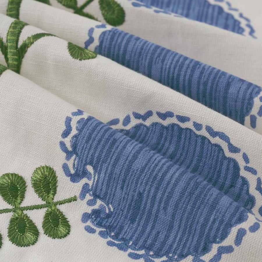 Ryan Studio Artha Sapphire Swatch of Throw Pillow from Stroheim Fabric at Fig Linens and Home 2