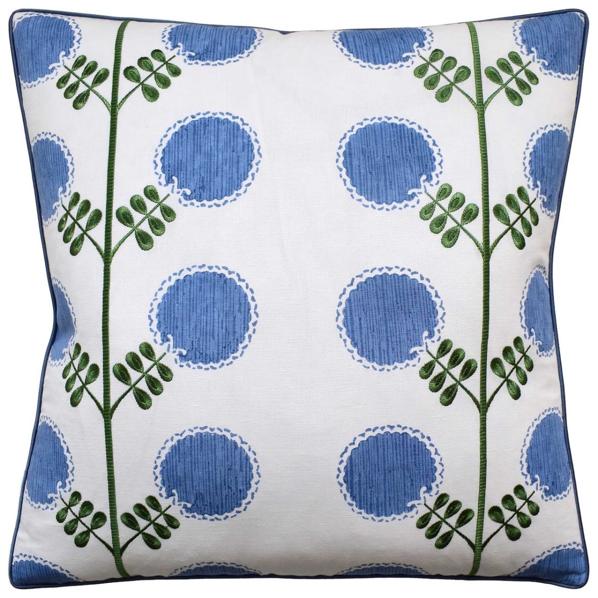 Ryan Studio Artha Sapphire Decorative Throw Pillow from Stroheim Fabric at Fig Linens and Home 1