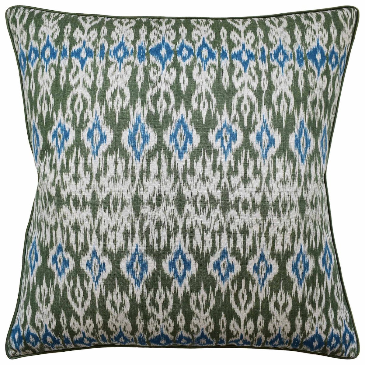 Atlas Ikat Wild Sage Decorative Pillow Ryan Studio from Thibaut Fabric