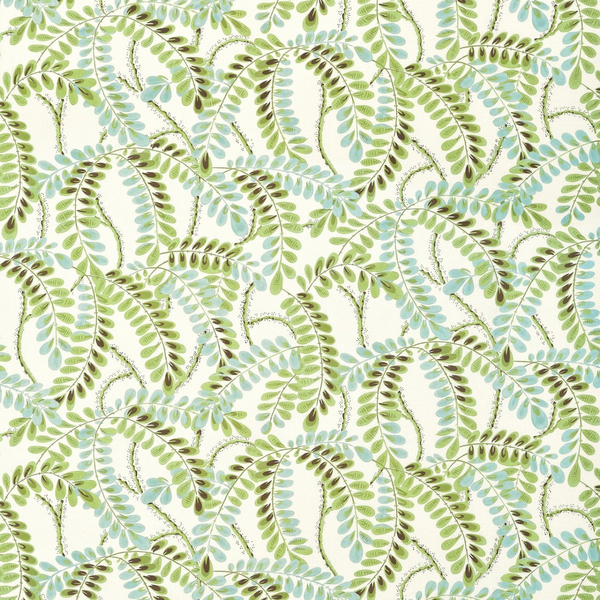 Ryan Studio Augusta Sage Green Throw Pillow Fabric from Thibaut Wanderlust Collection