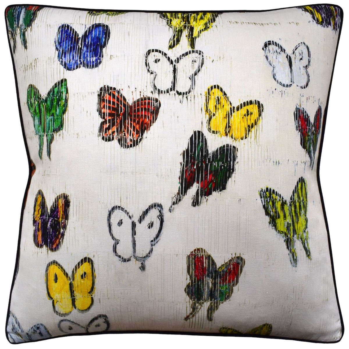 Flutter Rainbow Decorative Pillow by Ryan Studio