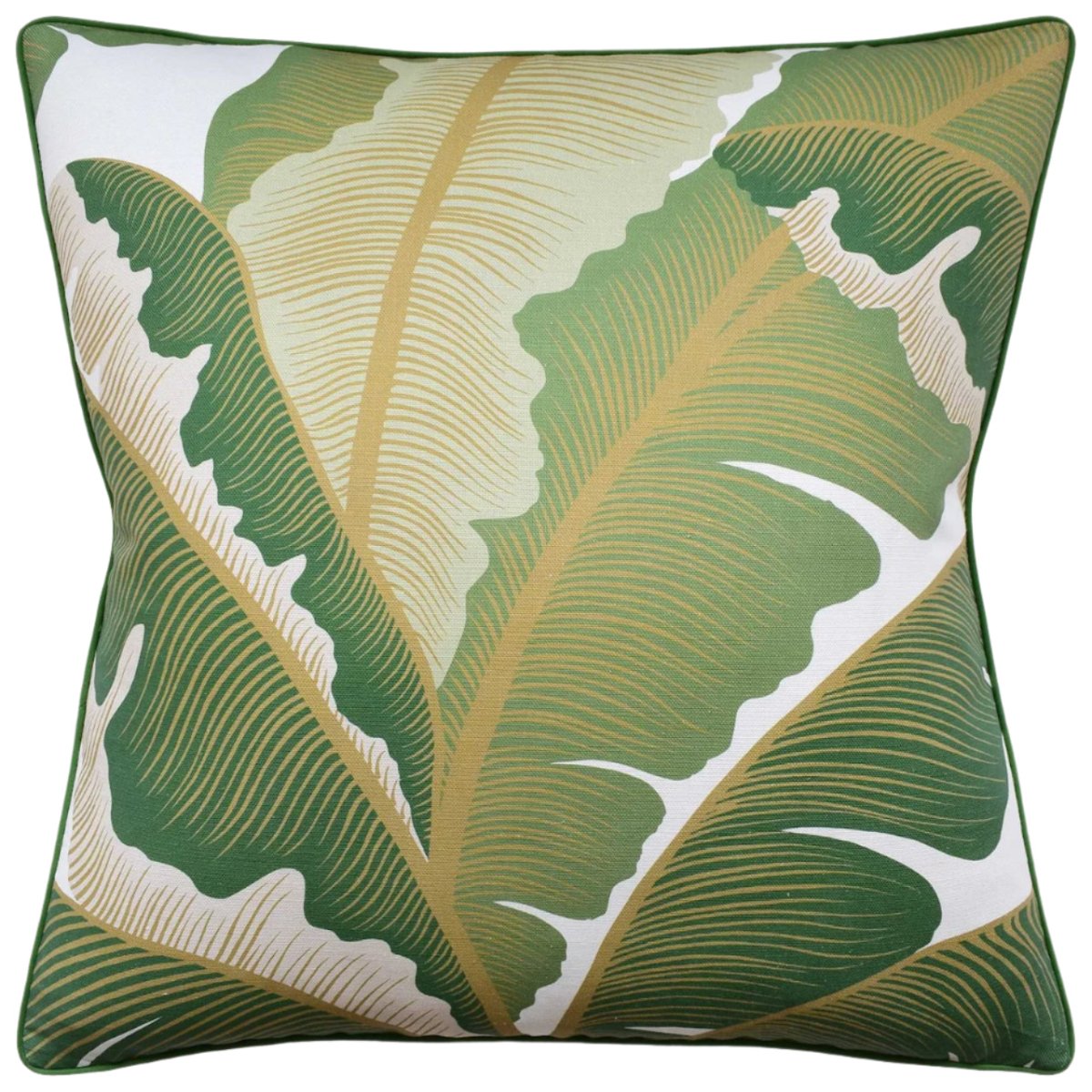Isla Royal Golden Palm Decorative Pillow | Ryan Studio Throw Pillows from Kravet Fabric