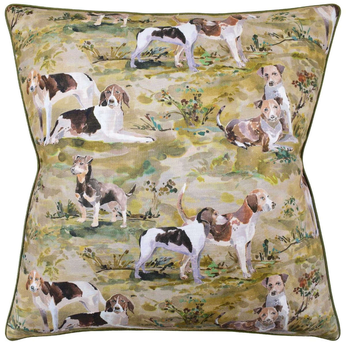 Mulberry Hounds Decorative Pillows | Dog Themed Ryan Studio at Fig Linens and Home
