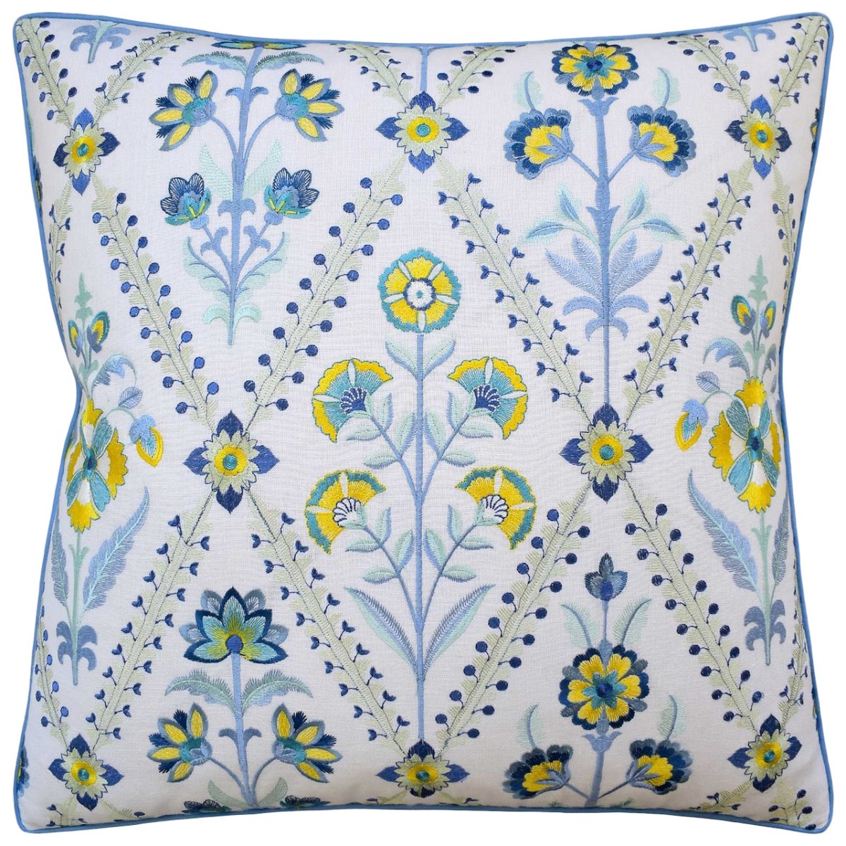 Decorative Pillow - Perrycroft Blue Throw Pillow - Ryan Studio at Fig Linens and Home