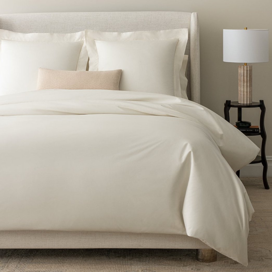 Scandia Home - Alesandra Ivory Bedding at Fig Linens and Home