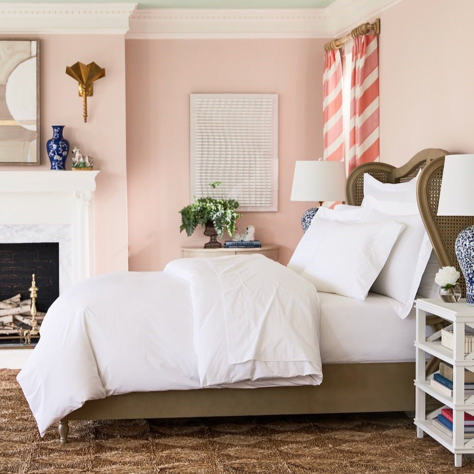 Scandia Home - Alesandra White Bedding at Fig Linens and Home