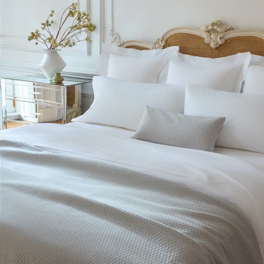 Scandia Home - Alesandra Bedding at Fig Linens and Home shown with coverlet