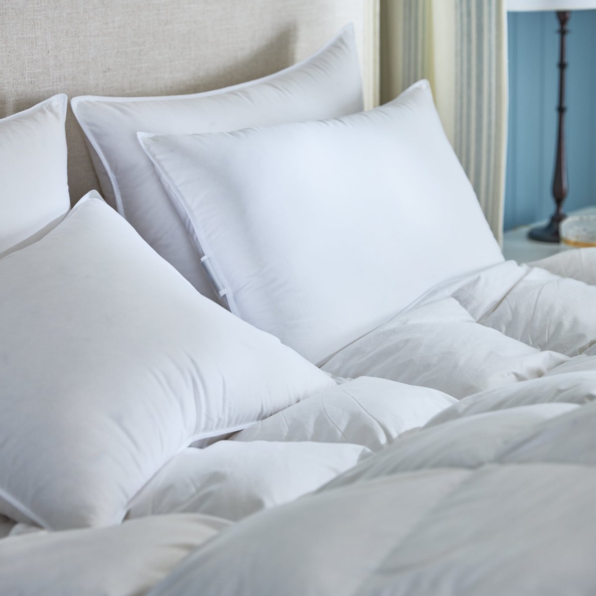 Chamonix Down Pillow by Scandia Home at Fig Linens and Home | Luxury Sleep Pillows