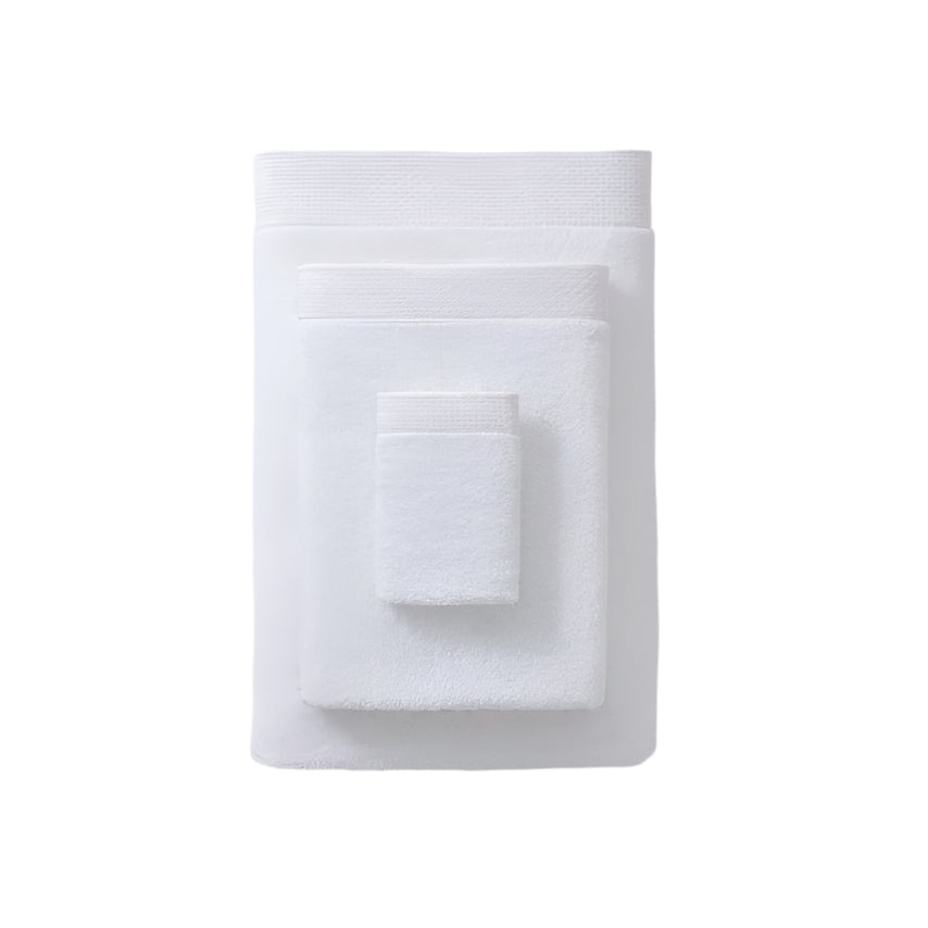 White Towels - Scandia Home Cosima Bath Towels at Fig Linens and Home