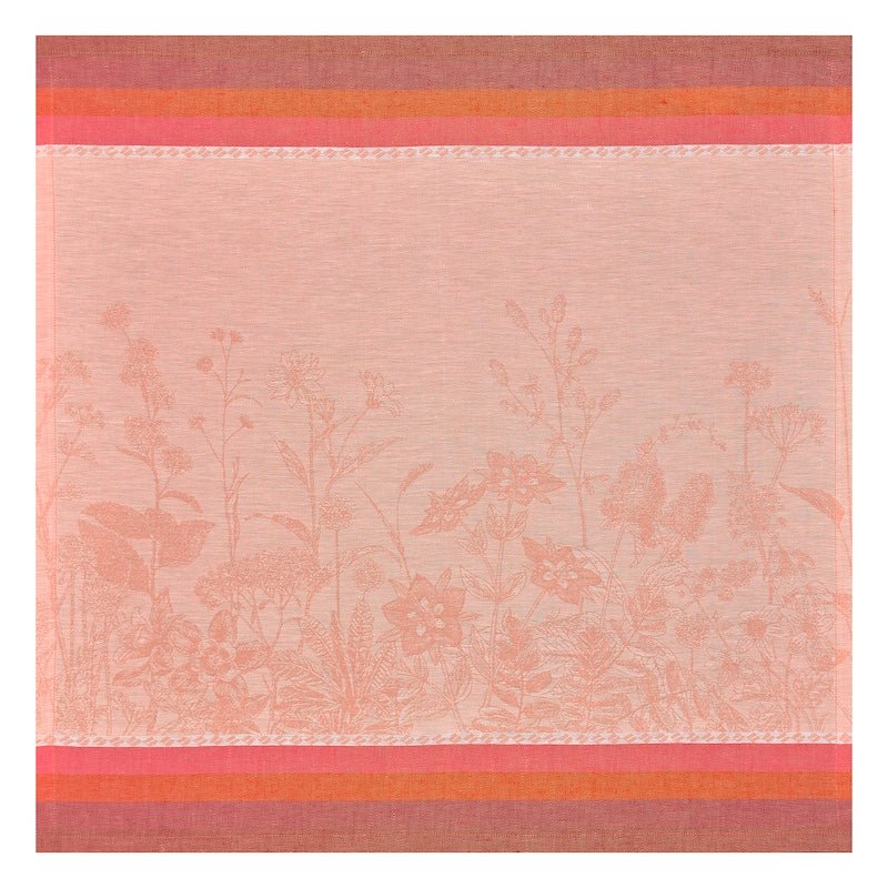 Cloth Napkin - Instant Bucolique Pink Napkin by Le Jacquard Français at Fig Linens and Home
