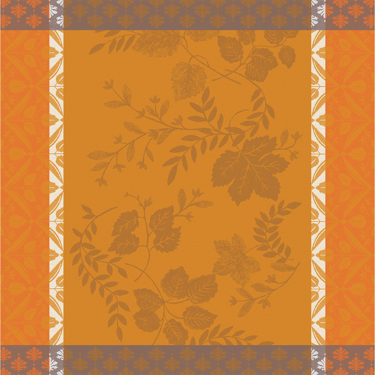 Manor Lane Orange Napkin by Le Jacquard Français