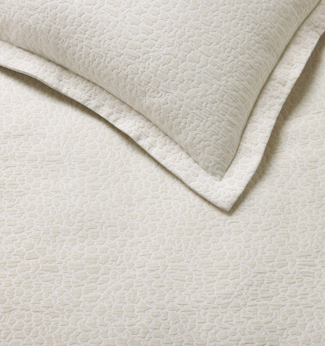 Aurelia Sand Euro Sham by Sferra x Scalamandre at Fig Linens and Home
