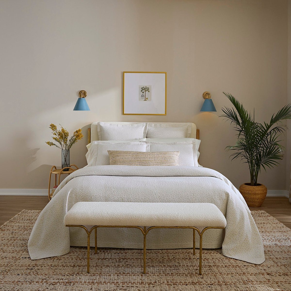 Aurelia Coverlets | Matelasse by Sferra x Scalamandre at Fig Linens and Home 4