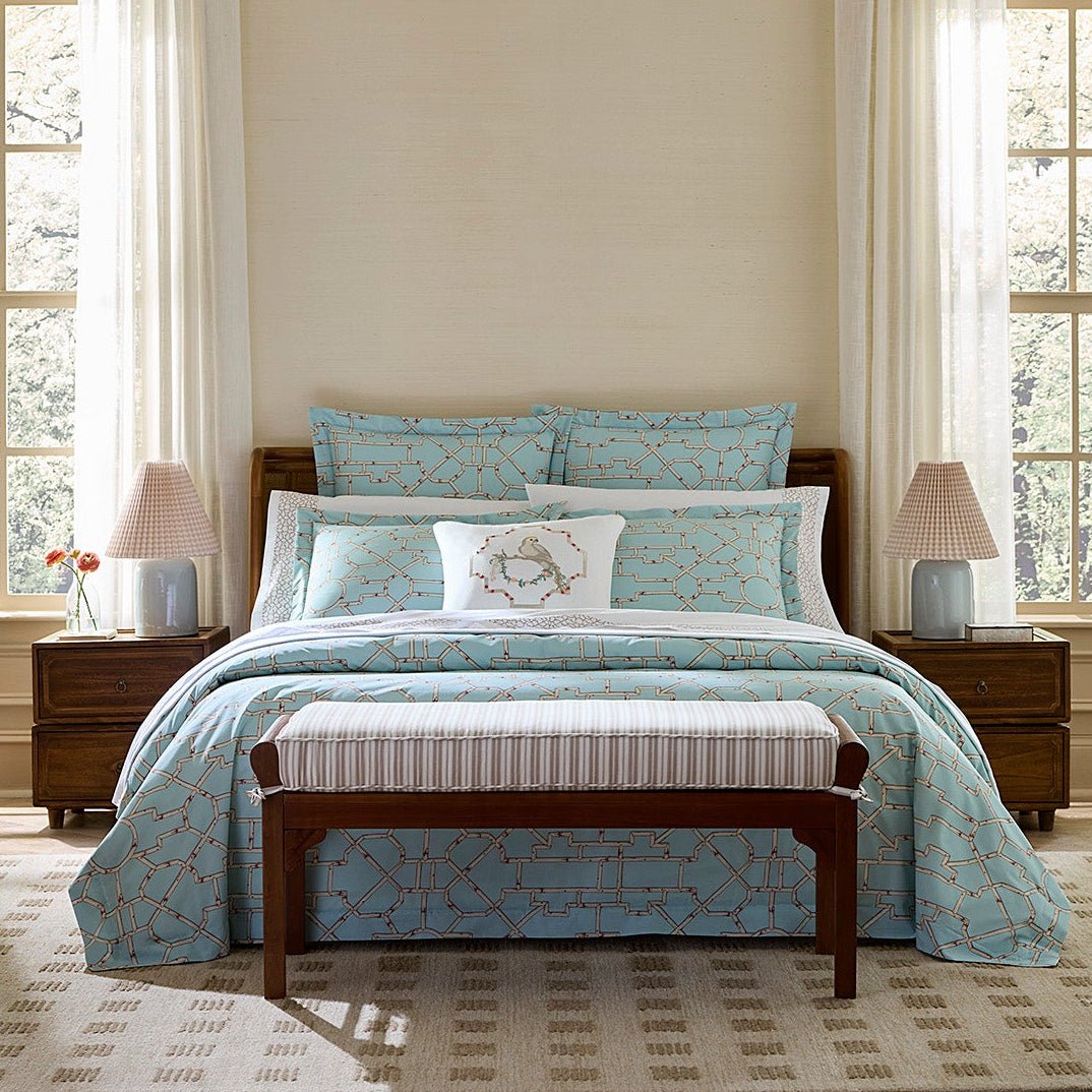 Baldwin Bamboo Bedding | Sferra Linens x Scalamandré at Fig Linens and Home View 3