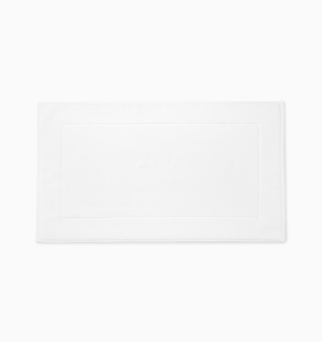 Cielo Tub Mats by Sferra Linens White Tub Mat 20X35 at FIG LINENS AND HOME 1