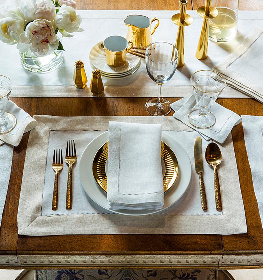 Sferra Table Sferra Table Linen Filetto NapkinsLinen Filetto Placemats & Napkins