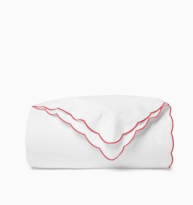 Limana - King Duvet Cover 106X92 White/White Sferra