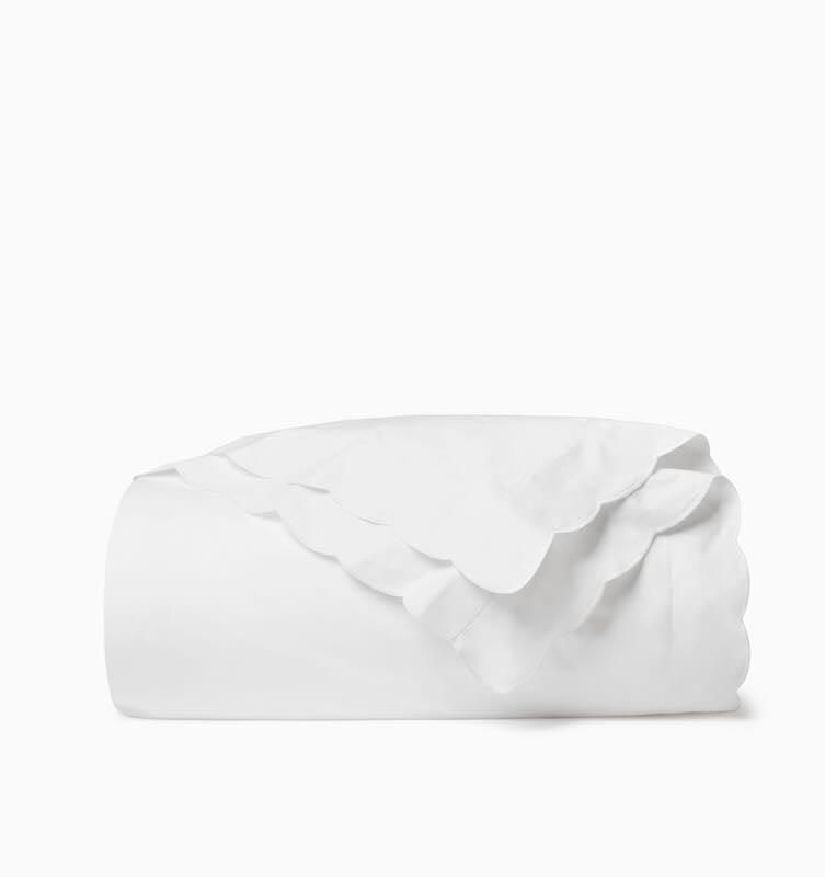 Limana - Twin Duvet Cover 68X86 White/White Sferra