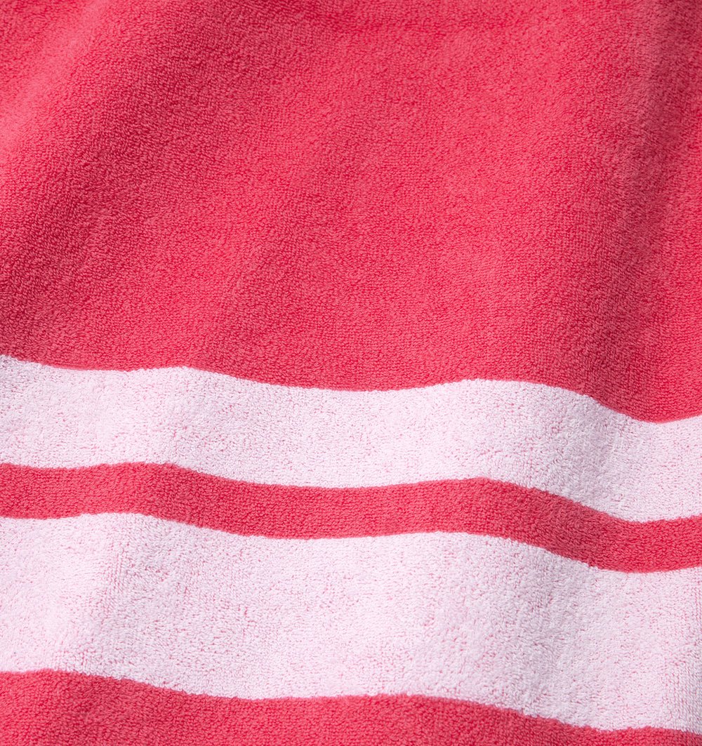 Sferra Mareta Beach Towel in Pink at Fig Linens and Home - 2