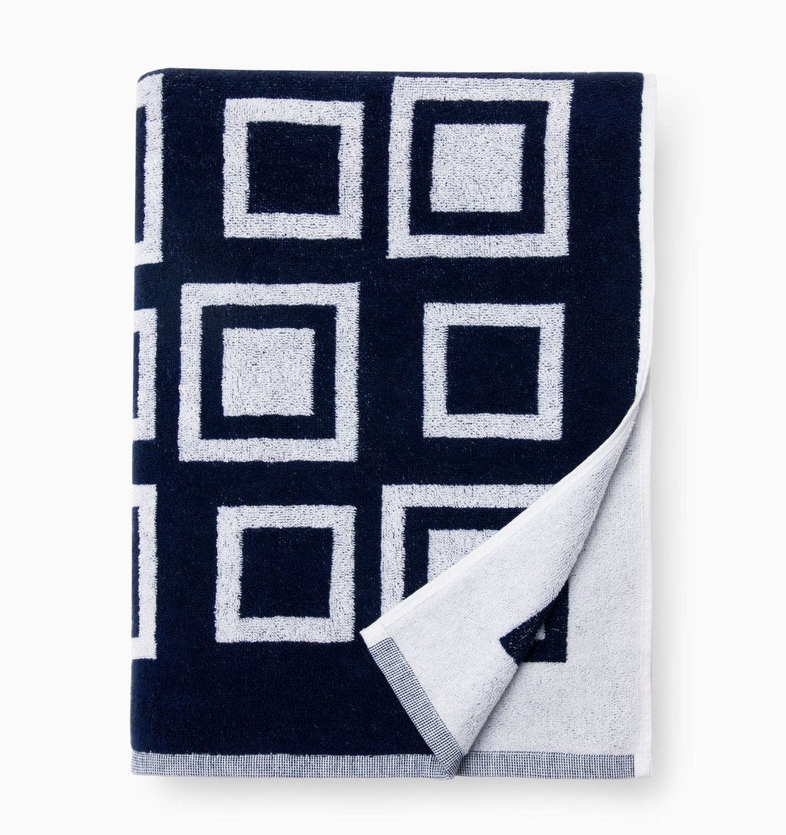 Monerosso Beach Towels by Sferra Midnight Beach/Pool Towel 40X70 at FIG LINENS AND HOME 3