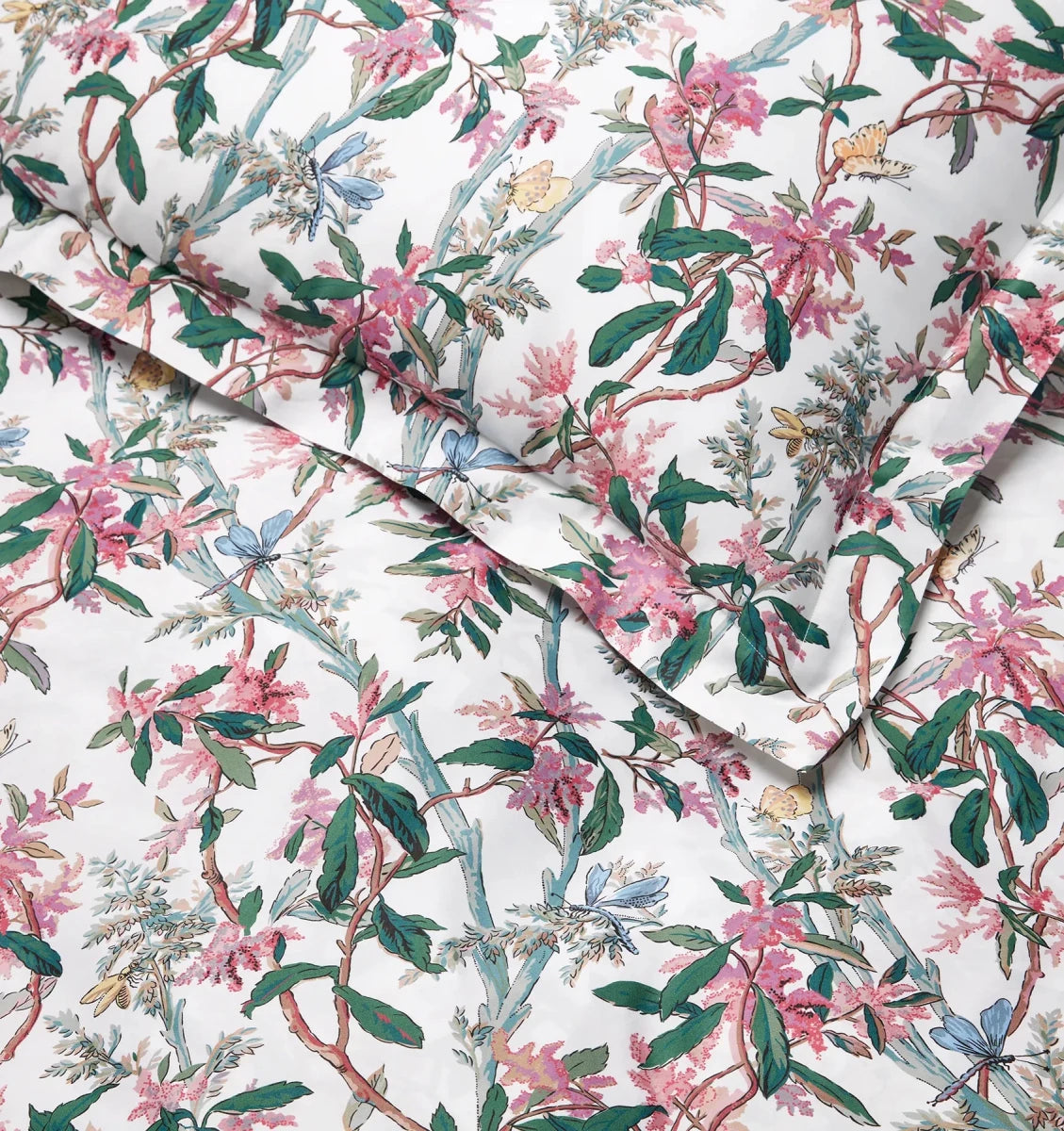 Ramaglia Duvet Cover by Sferra Linens in Blush at Fig Linens and Home - 2