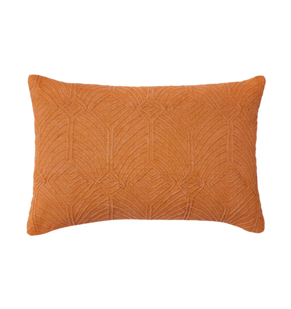 Sferra Ruggenti Russett Decorative Pillow at Fig Linens and Home