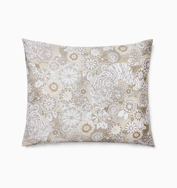 Pillow Sham - Siberian Tiger Bedding by Sferra x Scalamandre at Fig Linens and Home