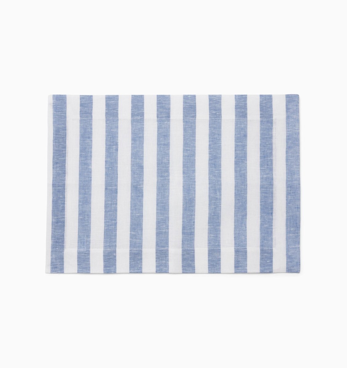 Stramare Placemats, Set of 4 by Sferra Linens PLACEMAT 14X20 - Set of 4 WHITE/NATURAL at FIG LINENS AND HOME 1