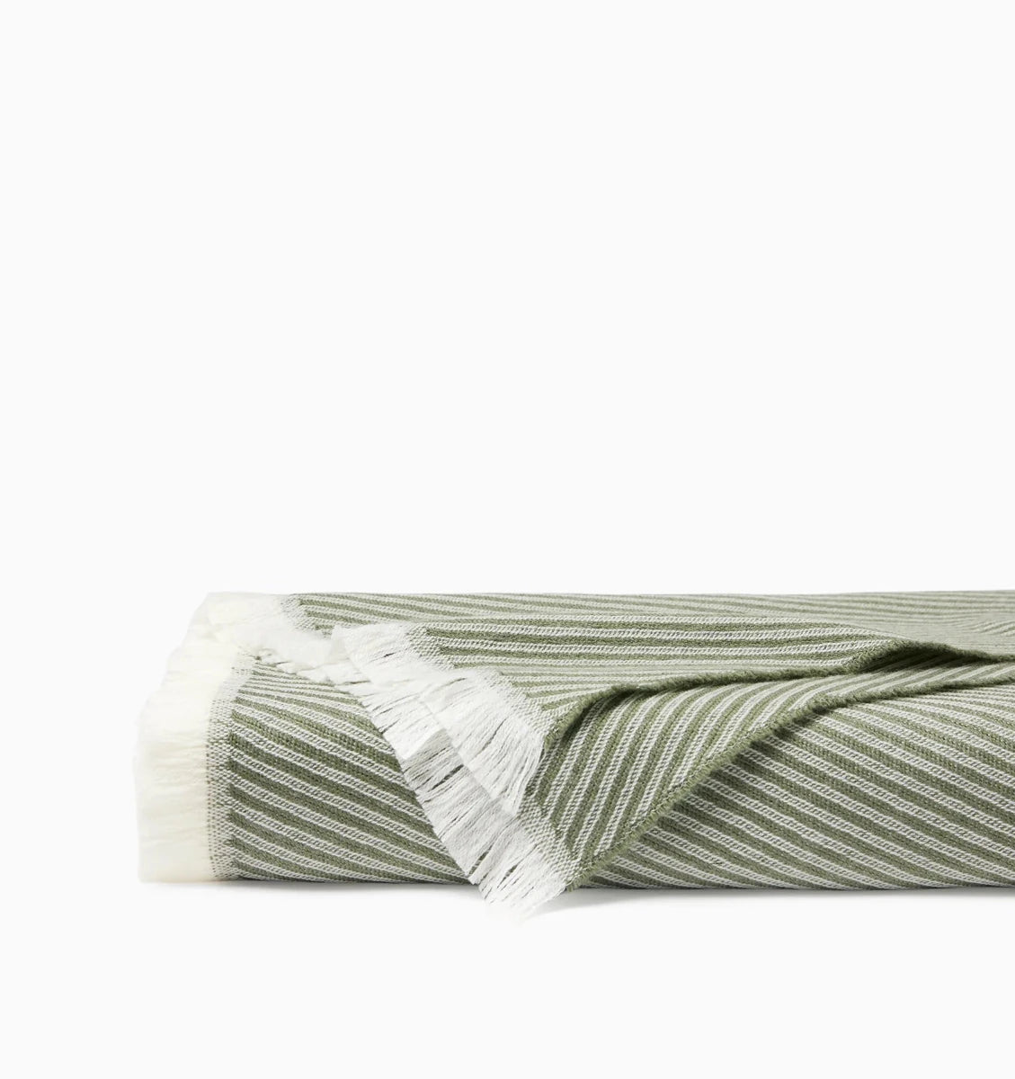 Taormina Throw by Sferra Linens in Sage at Fig Linens and Home - 1