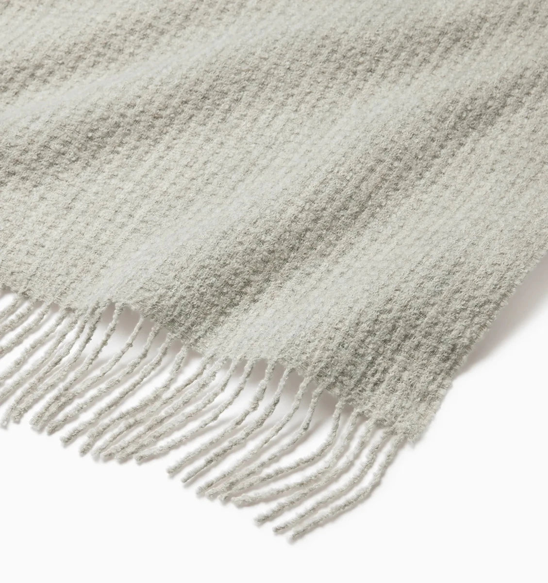 Terranova Throw by Sferra Linens in Grey at Fig Linens and Home - 3
