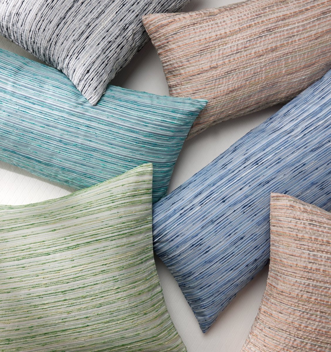 Tindari Bolster Pillow 16x36 by Sferra Linens at Fig Linens and Home