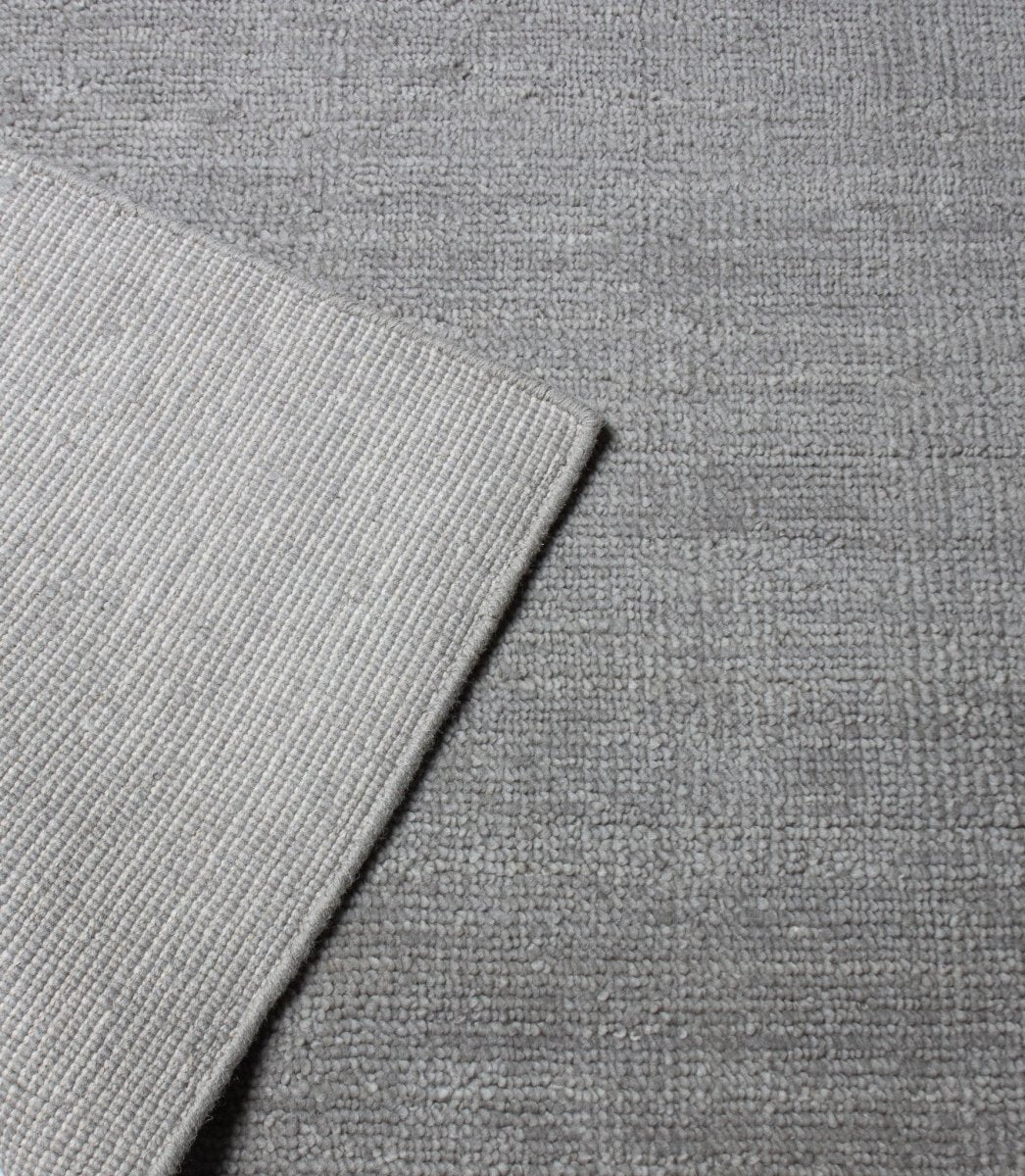Sferra Grey Vacone Wool Rug 7.9x9.9 at Fig Linens and Home