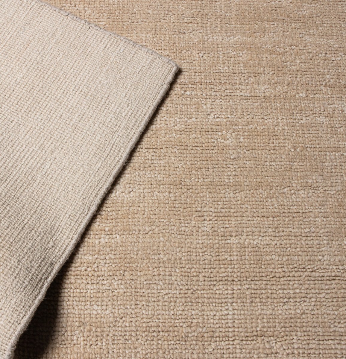 Sferra Sand Vacone Wool Rug 7.9x9.9 at Fig Linens and Home