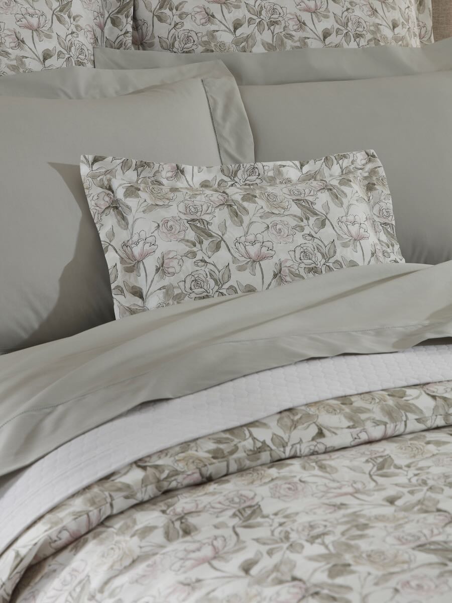 Victoria Willow Boudoir Sham 12X16 | Sferra at Fig Linens and Home