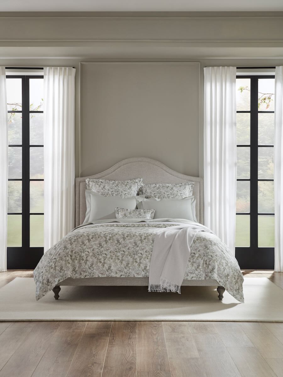 Victoria Willow Boudoir Sham 12X16 | Sferra at Fig Linens and Home