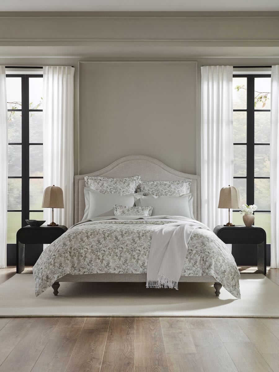 Victoria Willow Continental Sham 26X26 | Sferra at Fig Linens and Home