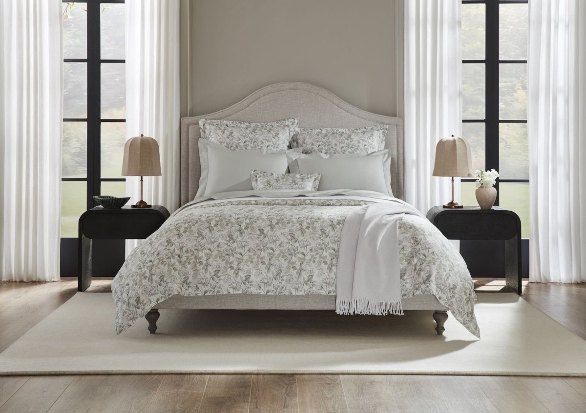 Victoria Willow Continental Sham 26X26 | Sferra at Fig Linens and Home